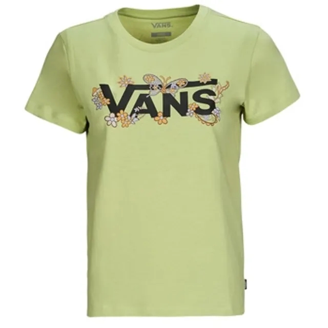 Vans  TRIPPY PAISLEY CREW  women's T shirt in Green