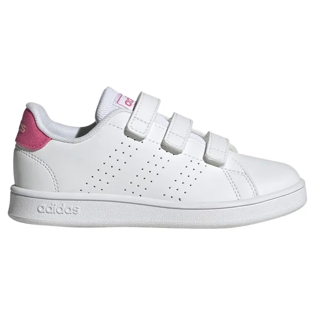 adidas  ADVANTAGE CF C  girls's Children's Shoes (Trainers) in White