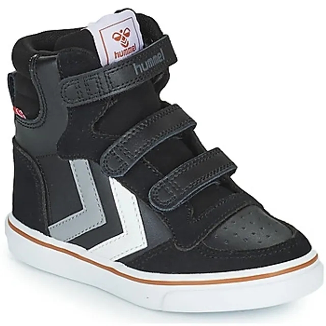 hummel  STADIL PRO JR  girls's Children's Shoes (High-top Trainers) in Black
