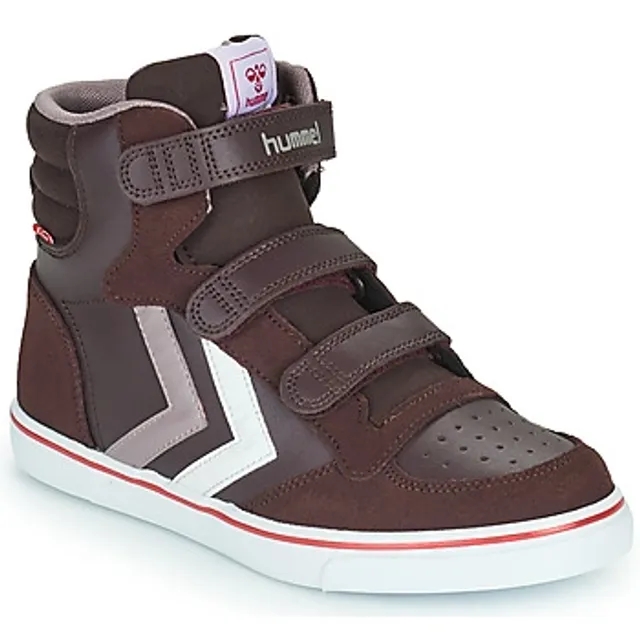 hummel  STADIL PRO JR  girls's Children's Shoes (High-top Trainers) in Bordeaux