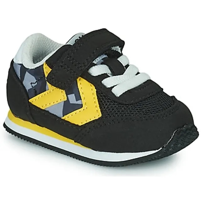 hummel  SLIMMER STADIL GLITTER JR  boys's Children's Shoes (Trainers) in Black