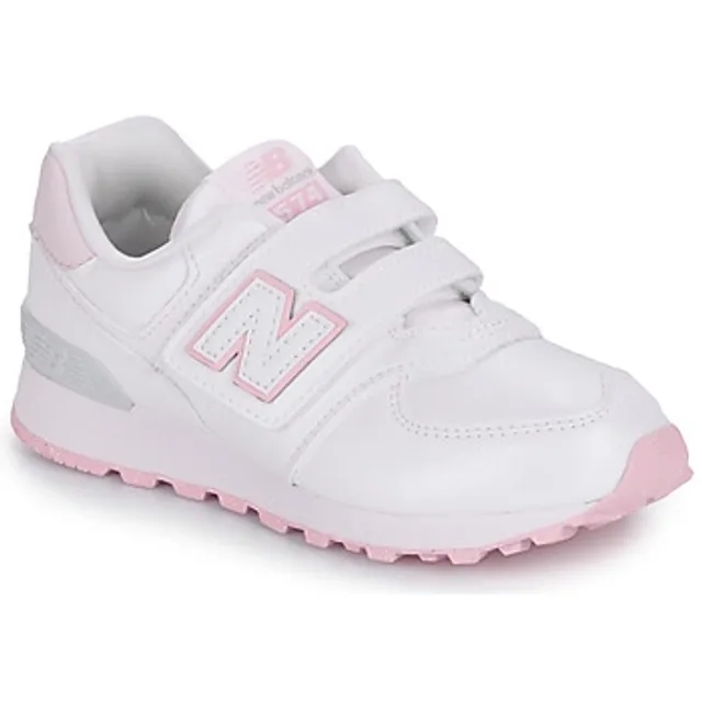 New Balance  574  girls's Children's Shoes (Trainers) in White