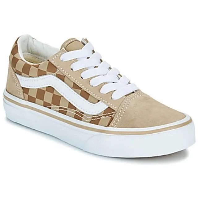 Vans  Old Skool  girls's Children's Shoes (Trainers) in Beige