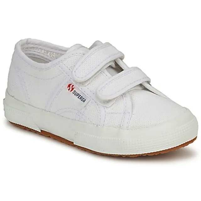 Superga  2750 STRAP  boys's Children's Shoes (Trainers) in White