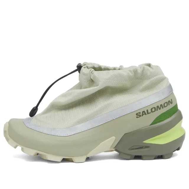 MM6 Maison Margiela Men's x Salomon Cross Low Sneaker Alfalfa/Silver Reflective/Flint Gray
