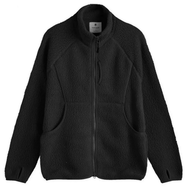 Snow Peak Men's Thermal Boa Fleece Jacket Black