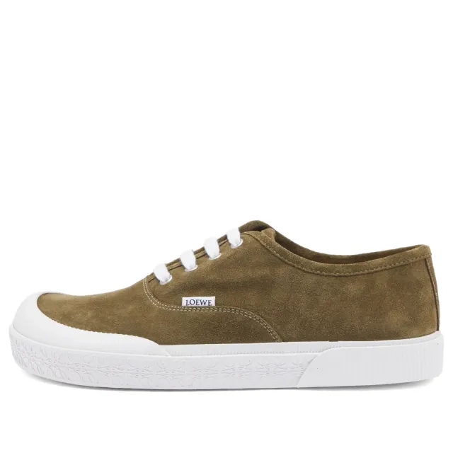 Loewe Men's Terra Vulca Lace Up Olive