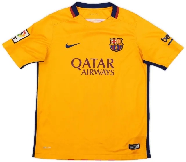 Nike 2015-16 Barcelona Away Shirt - 6/10 - (XL.Boys)
