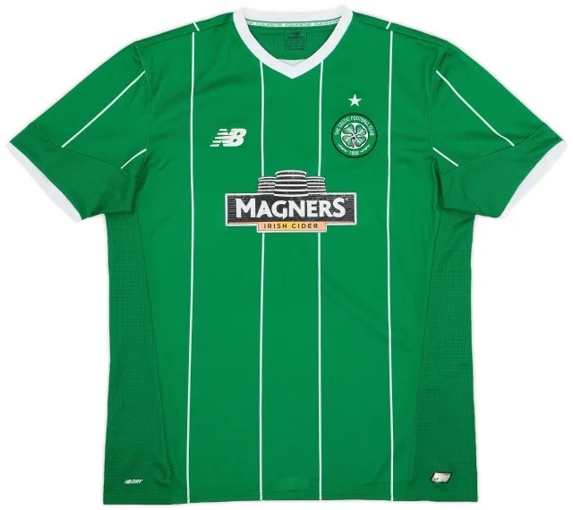 NewBalance 2015-16 Celtic Away Shirt - 6/10 - (XL)
