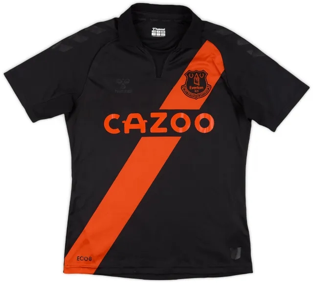 Hummel 2021-22 Everton Away Shirt - 8/10 - (M)