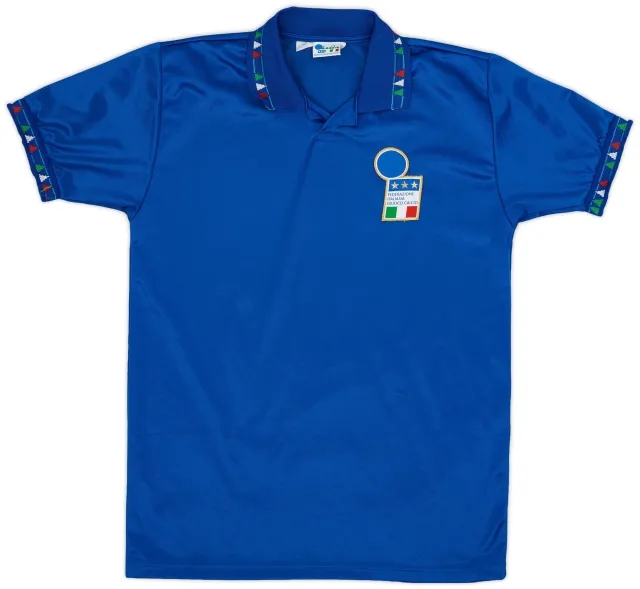 Diadora 1992-93 Italy Home Shirt - 8/10 - (L)