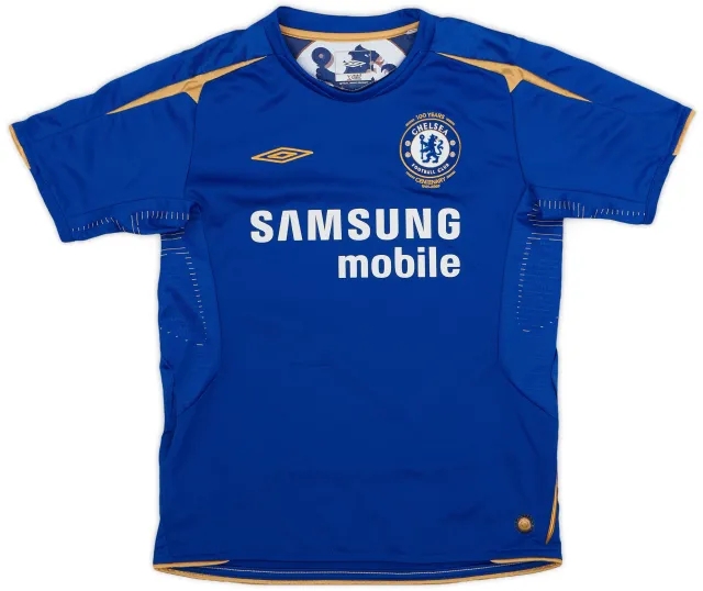 Umbro 2005-06 Chelsea Centenary Home Shirt - 8/10 - (M.Boys)