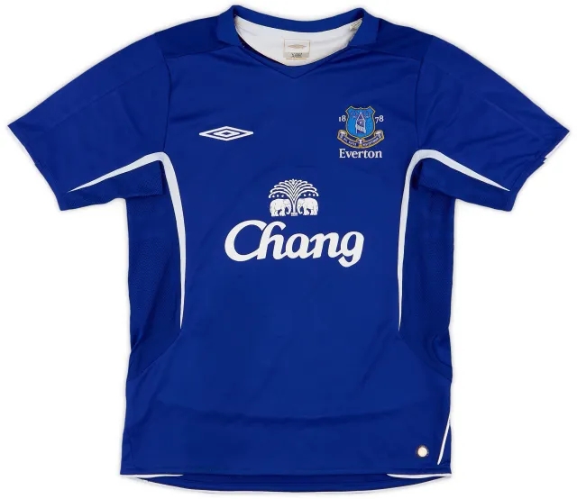 Umbro 2005-06 Everton Home Shirt - 8/10 - (S)