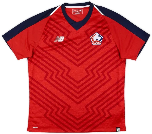 NewBalance 2018-19 Lille Home Shirt - 8/10 - (L)