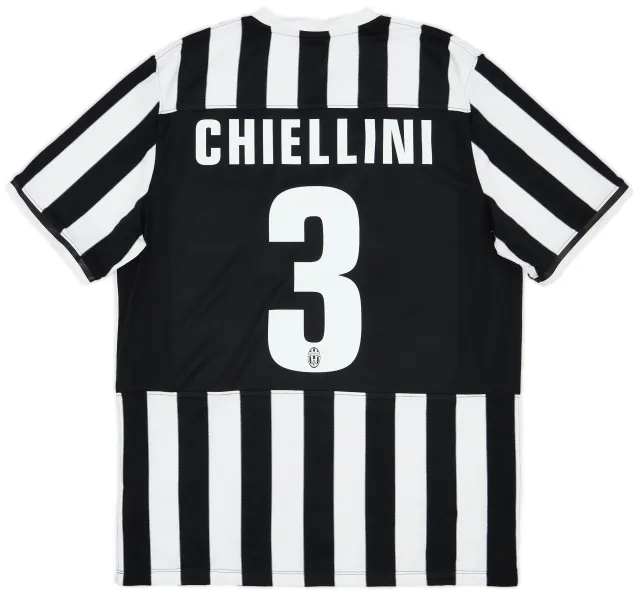 Nike 2013-14 Juventus Home Shirt Chiellini #3 - 7/10 - (L)