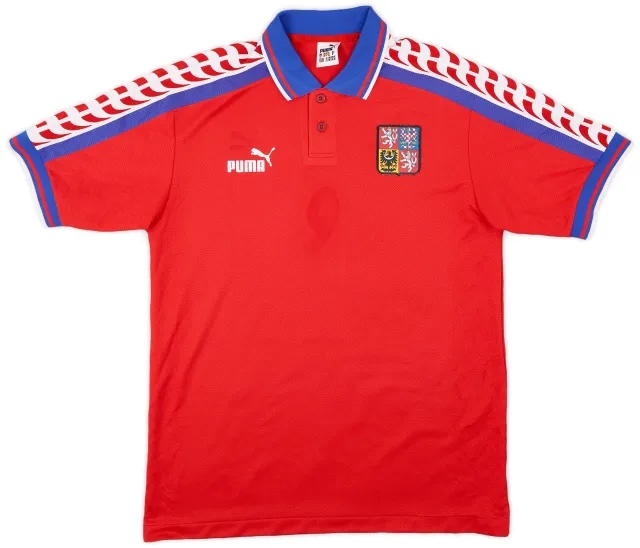 Puma 1996-98 Czech Republic Home Shirt - 7/10 - (L)