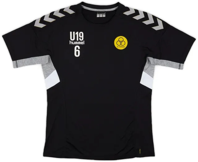 Hummel 2018-19 AC Horsens U19 Player Issue Training Shirt #6 - 8/10 - (S)