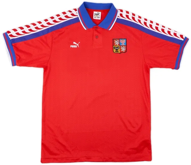 Puma 1996-98 Czech Republic Home Shirt - 7/10 - (M)