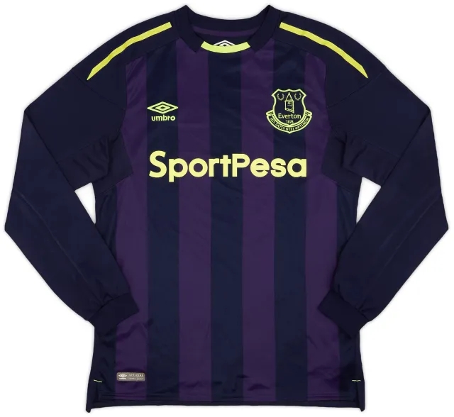 Umbro 2017-18 Everton Third L/S Shirt - 8/10 - (S)