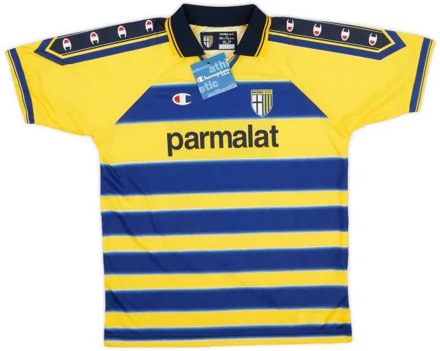 1999-00 Parma Home Shirt (XL.Boys)