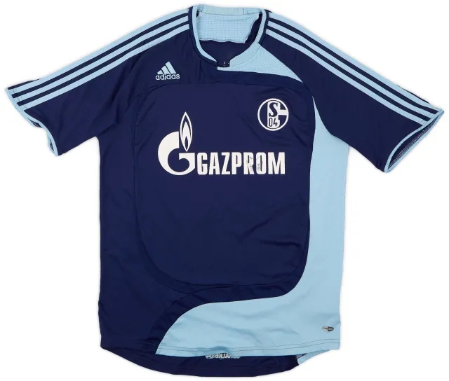 adidas 2007-08 Schalke European Home Shirt - 5/10 - (M)