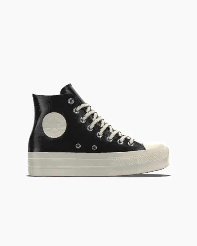 Converse Custom Chuck Taylor All Star Lift Platform Leather By You -