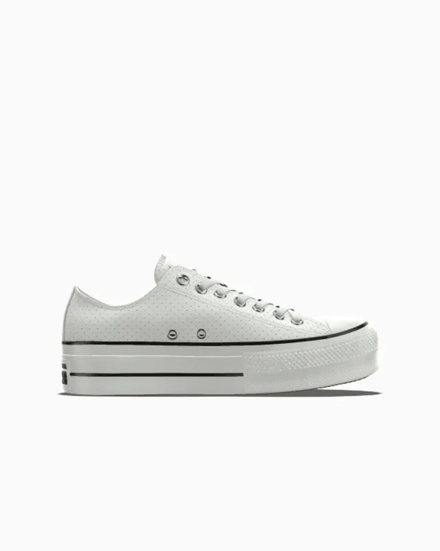 Converse Custom Chuck Taylor All Star Lift Platform Leather By You -