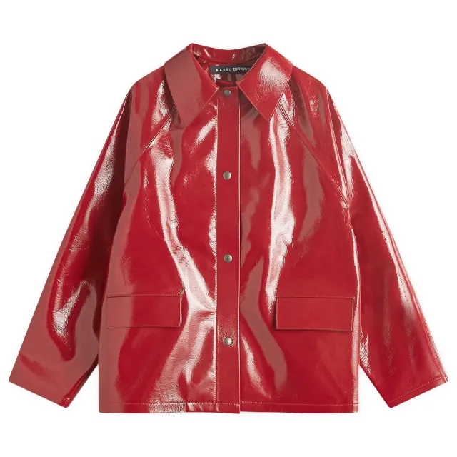 KASSL Editions kassl Original Hip Lacquer Wool Red Jacket