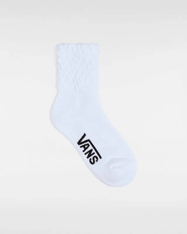 Vans - Vans Scrunch Crew Socks  (1 Pair), Woman, White