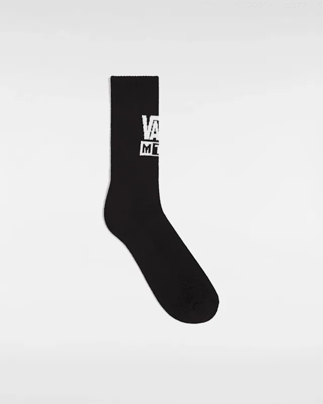 Vans - Mte Crestline Crew Socks (1 Pair), Man, Black