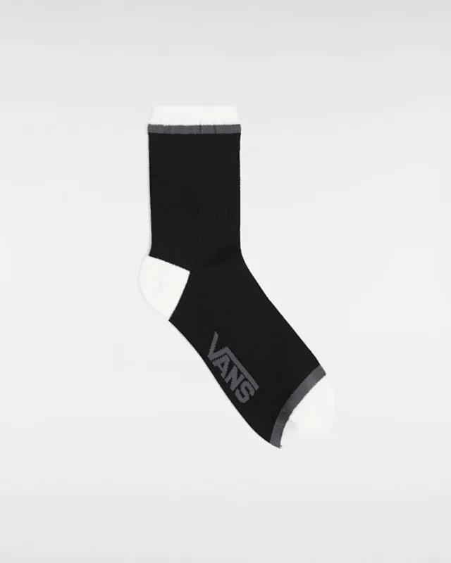 Vans - Miles Half Crew Socks  (1 Pair), Woman, Black