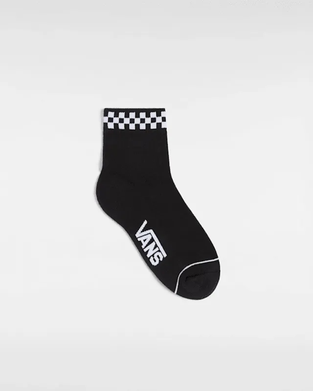 Vans - Peek-A-Check Crew Socks (1 Pair), Woman, Black