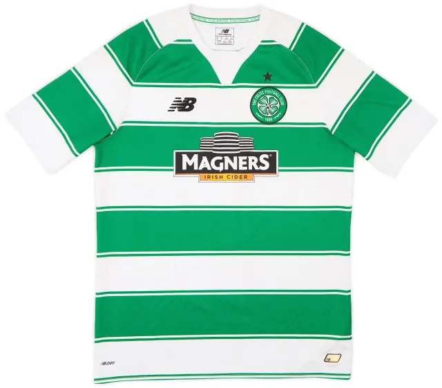 NewBalance 2015-16 Celtic Home Shirt - 7/10 - (M)