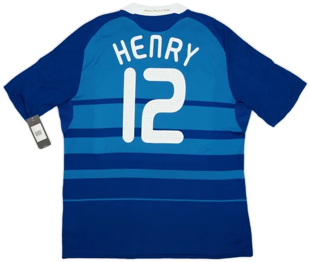 adidas 2008-09 France Home Shirt Henry #12 (XXL)