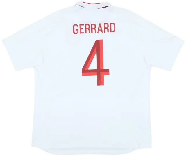 Umbro 2012-13 England Home Shirt Gerrard #4 (XXL)