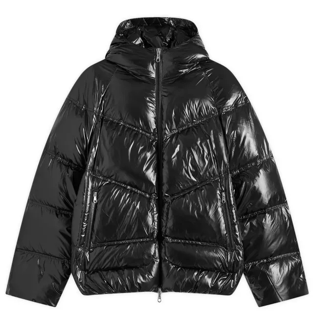 Cole Buxton Men's Hooded Insulated Puffer Jacket Black