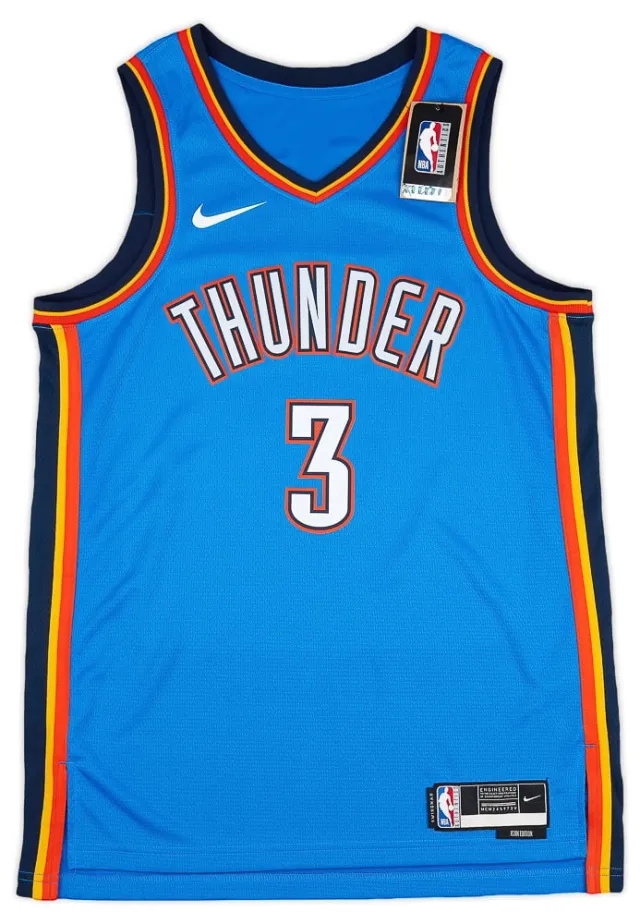 2021-24 Oklahoma City Thunder Giddey #3 Nike Swingman Away Jersey (M)