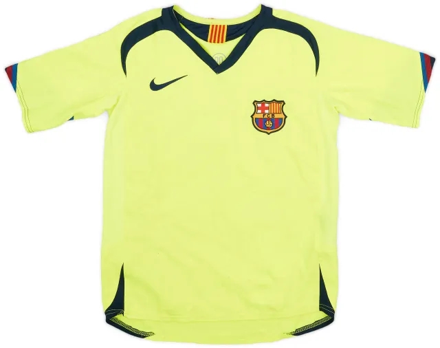 Nike 2005-06 Barcelona Away Shirt - 5/10 - (S.Boys)