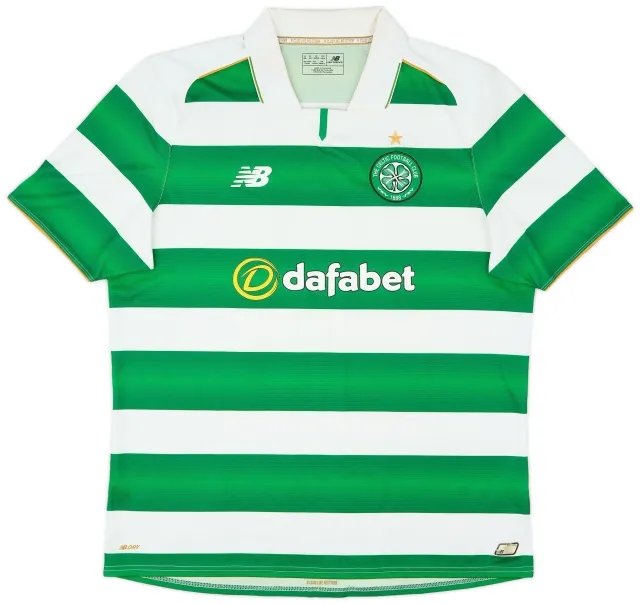 NewBalance 2016-17 Celtic Home Shirt - 6/10 - (XL)