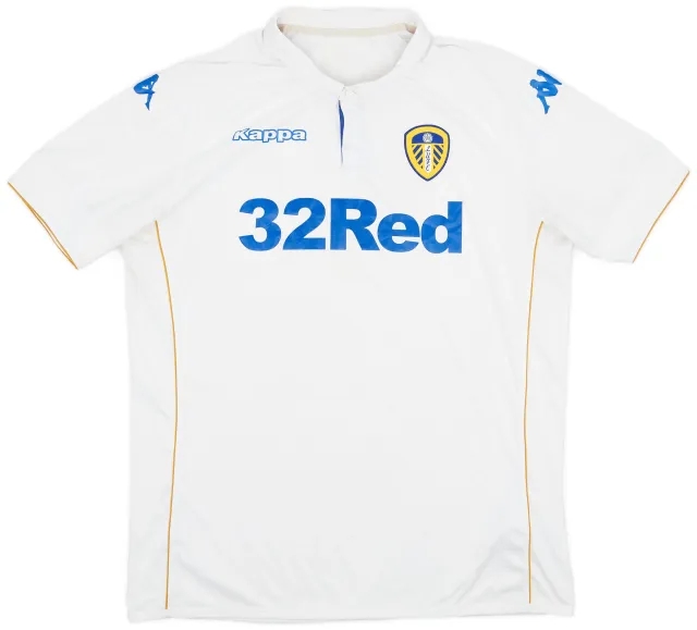 Kappa 2016-17 Leeds United Home Shirt - 6/10 - (XL)