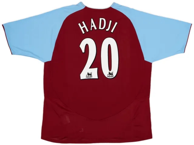 Diadora 2003-04 Aston Villa Home Shirt Hadji #20 - 7/10 - (XL)