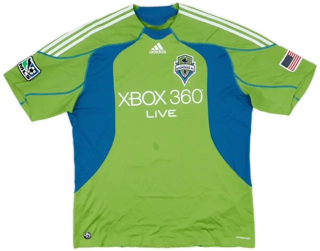 adidas 2009-10 Seattle Sounders Player Issue Home Shirt - 7/10 - (XXL)