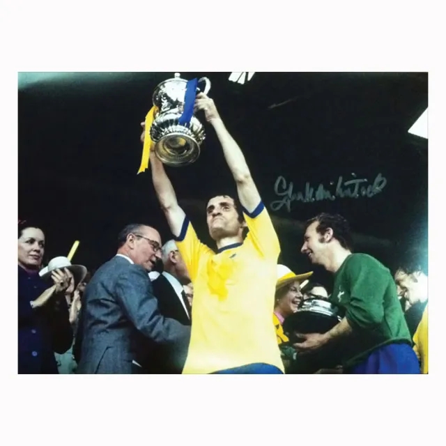 Frank McLintock signed Arsenal photo