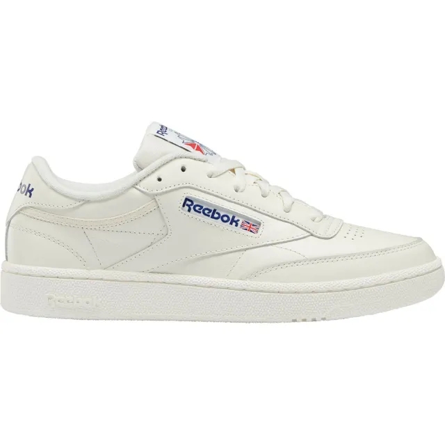 Reebok club c 85 trainers in white & blue