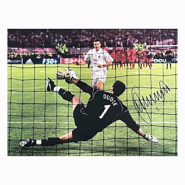 Champion Jerzy Dudek Signed Liverpool 2005 European Cup Final photo