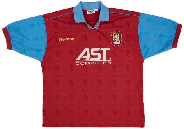 Reebok 1995-97 Aston Villa Home Shirt - 8/10 - (XL)