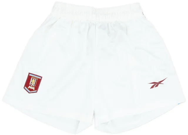 Reebok 1998-99 Aston Villa Home Shorts - 9/10 - (L.Boys)