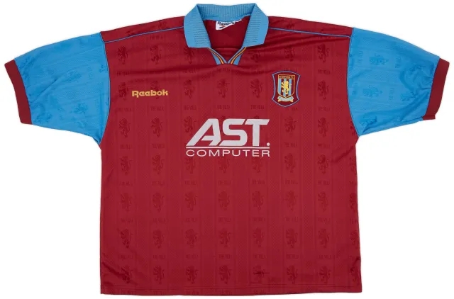 Reebok 1995-97 Aston Villa Home Shirt - 8/10 - (XXL)