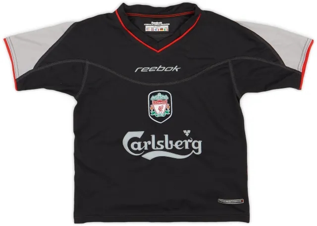 Reebok 2002-04 Liverpool Away Shirt - 9/10 - (S.Boys)