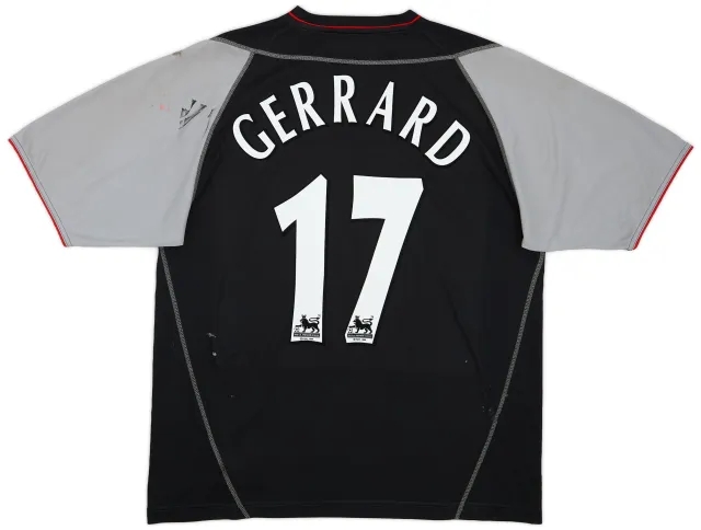 Reebok 2002-04 Liverpool Away Shirt Gerrard #17 - 5/10 - (L)